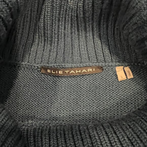 Eli Tahari Wool Tunic Sweater Size S/P - Picture 8 of 9